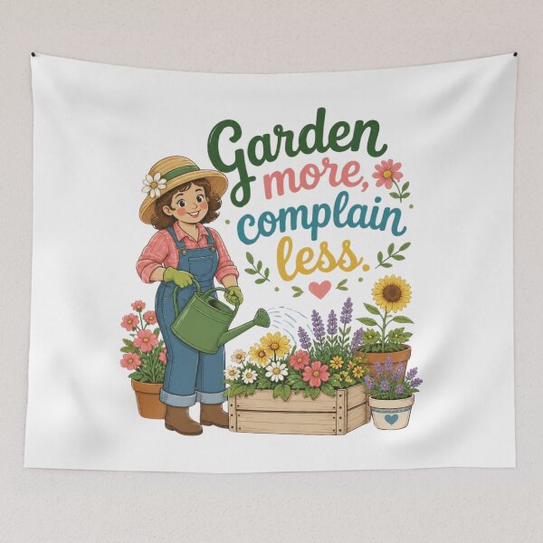 Item preview, Garden More Complain Less Funny Gardening designed and sold by nivadaofficiel2.