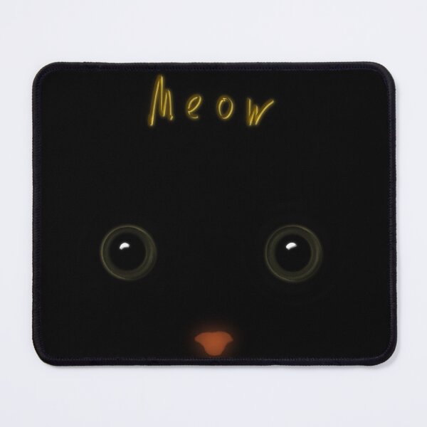 Item preview, Black Cat Eyes In The Dark Minimalist Art designed and sold by a1-x.