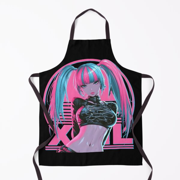 Item preview, Neon Cyberpunk Anime Girl designed and sold by NovaBlossomCo.