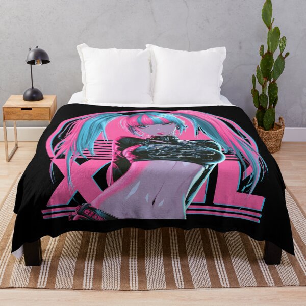 Item preview, Neon Cyberpunk Anime Girl designed and sold by NovaBlossomCo.