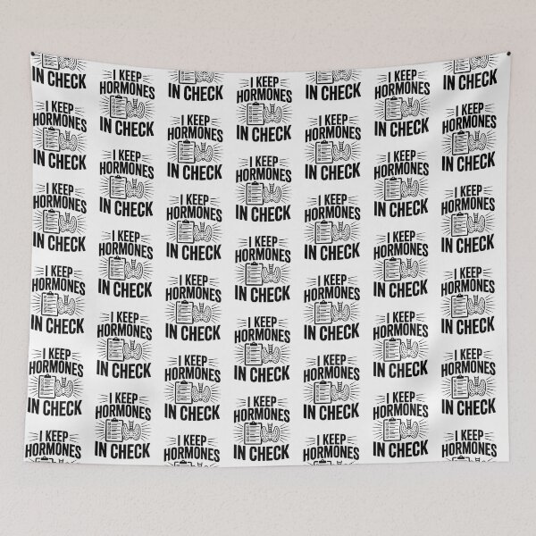 Item preview, I Keep Hormones In Check - Funny Endocrinology designed and sold by HappyDelights.