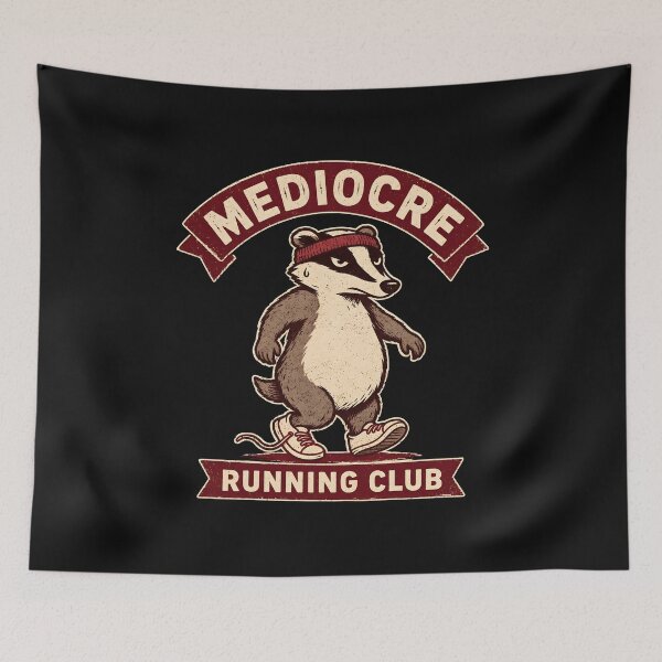 Item preview, Mediocre Running Club designed and sold by Lina Caro.