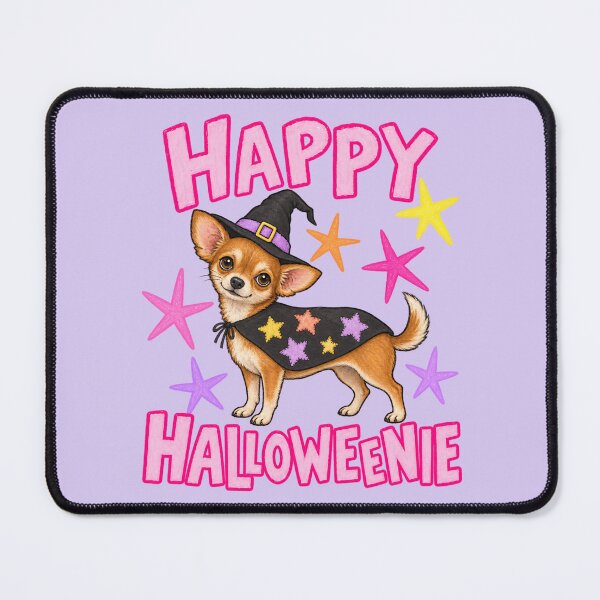 Item preview, Witch Chihuahua Cute Pink Retro Halloween Art designed and sold by AmiGraph.