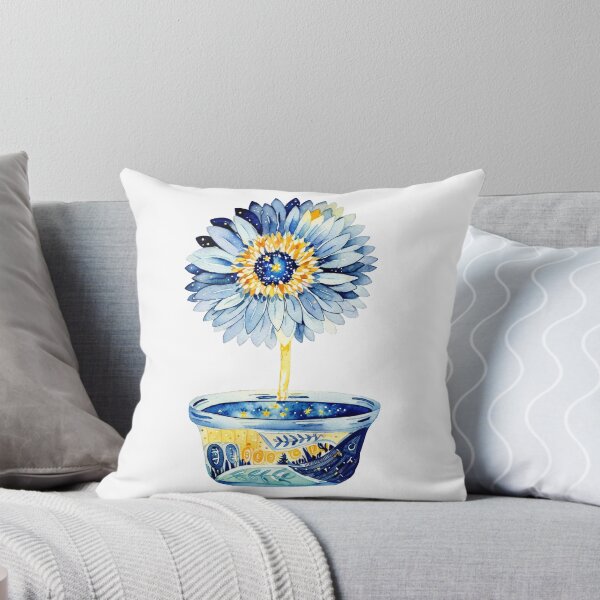 Item preview, Sunflower - blue and yellow designed and sold by Maticebysil.