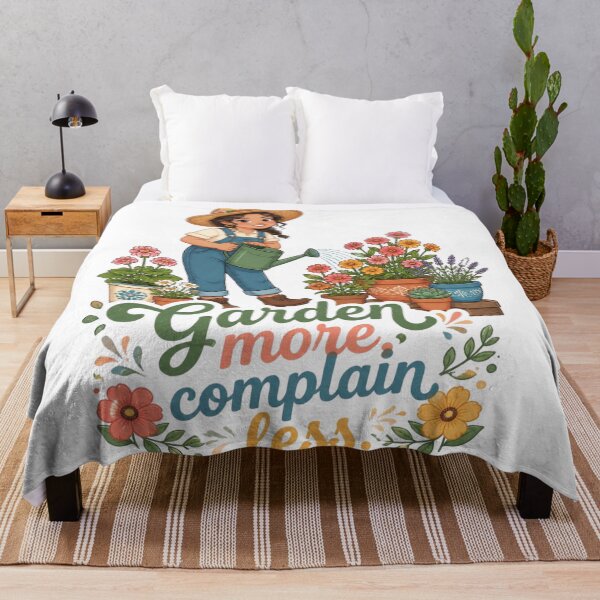 Item preview, Garden More Complain Less Funny Gardening designed and sold by nivadaofficiel2.