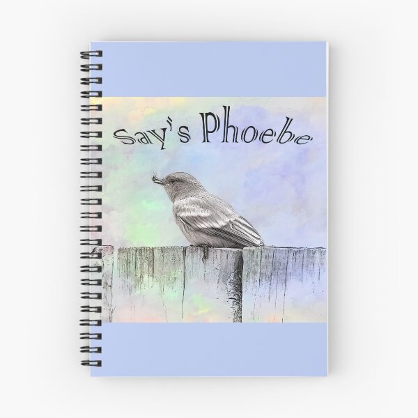 Item preview, Say's Phoebe With Bug designed and sold by CarolM.