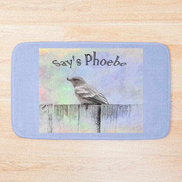 Item preview, Say's Phoebe With Bug designed and sold by CarolM.