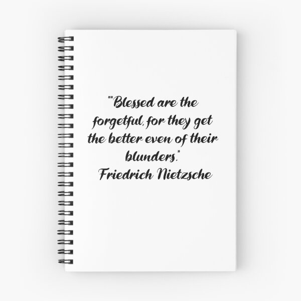 Item preview, Blessed Are the Forgetful - Friedrich Nietzsche Quote designed and sold by 4ever-Undaunted.
