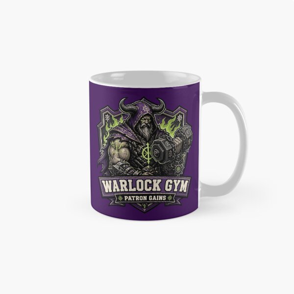 Item preview, Warlock Gym Patron Gains Eldritch Powerlifting RPG designed and sold by Dice_Goblin_Studio.