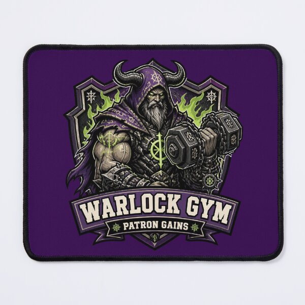 Item preview, Warlock Gym Patron Gains Eldritch Powerlifting RPG designed and sold by Dice_Goblin_Studio.