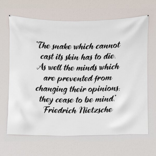 Item preview, The Snake That Cannot Shed Its Skin - Nietzsche Quote designed and sold by 4ever-Undaunted.