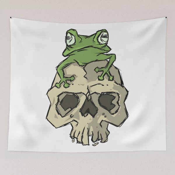 Item preview, Frog on Skull designed and sold by Darekosu.