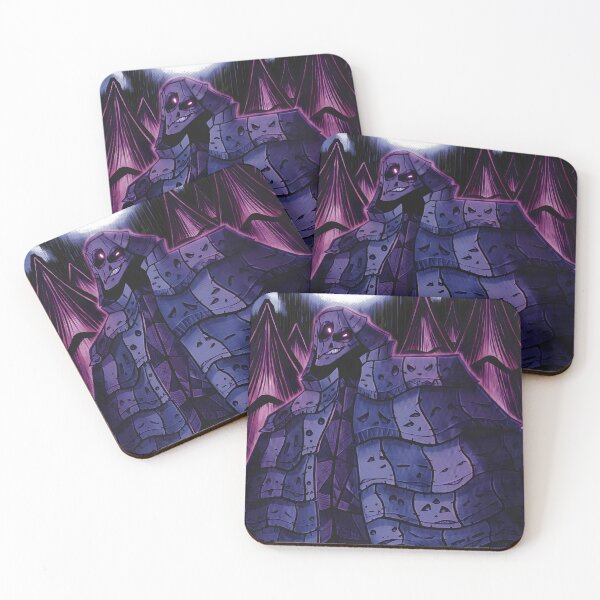 Item preview, Hooded Cloak of Faces Dark Fantasy Monster Cartoon designed and sold by Flawralawra.