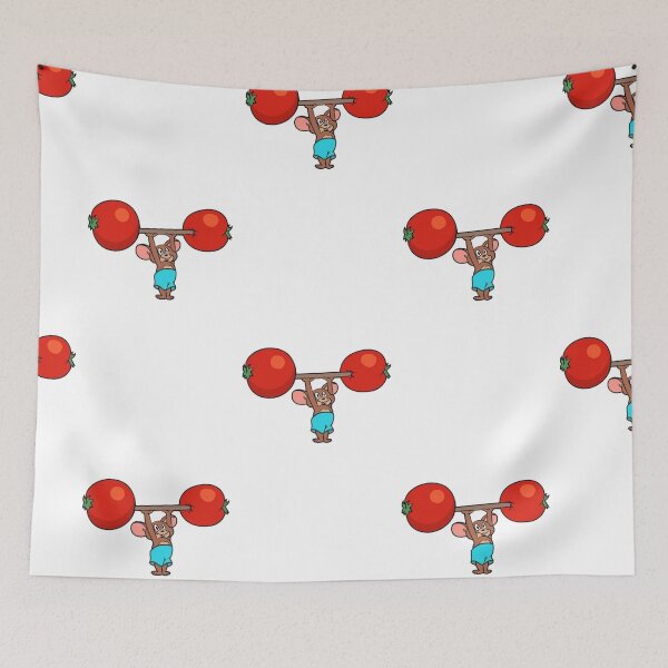 Item preview, Jerry Lifting Tomato Barbell  designed and sold by wingoo22.