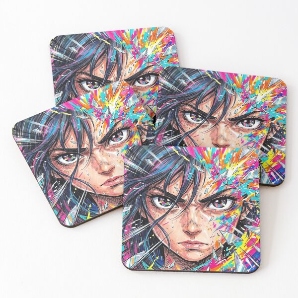 Item preview, Pop Art Girl with Unstoppable Gaze and Colors designed and sold by JonelleTshirts.
