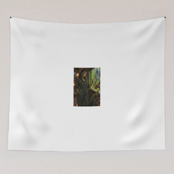 Item preview, Woman in Green Jumpsuit by Fish Tank designed and sold by CathryneDelamort.