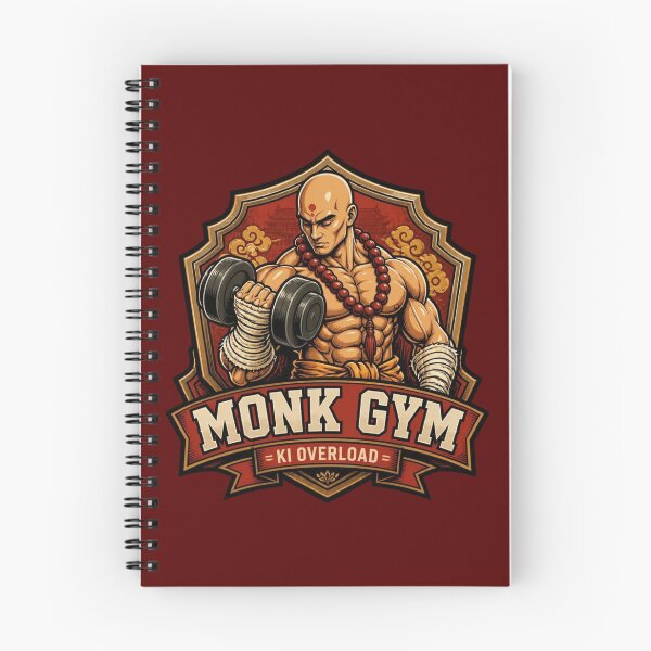 Item preview, Monk Gym Ki Overload Hardcore Martial Arts Fitness designed and sold by Dice_Goblin_Studio.