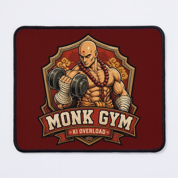 Item preview, Monk Gym Ki Overload Hardcore Martial Arts Fitness designed and sold by Dice_Goblin_Studio.