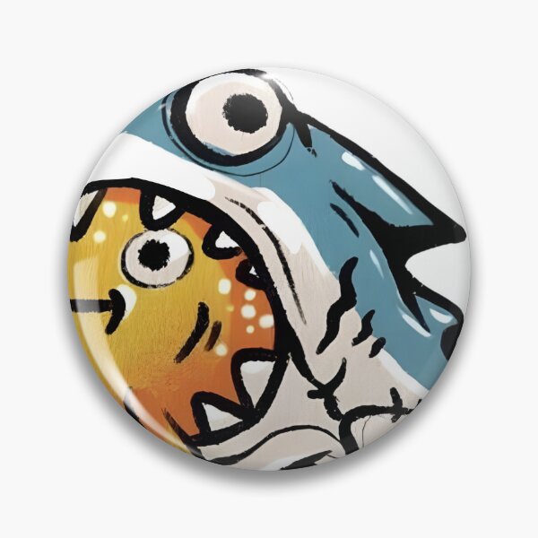 Item preview, Shark eating pufferfish designed and sold by Darekosu.