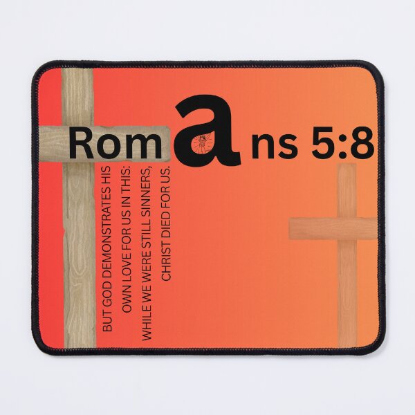 Item preview, Bible Graphic Design - Romans 5:8 God's Love (horizontal) designed and sold by Boy and Belugee Studio.