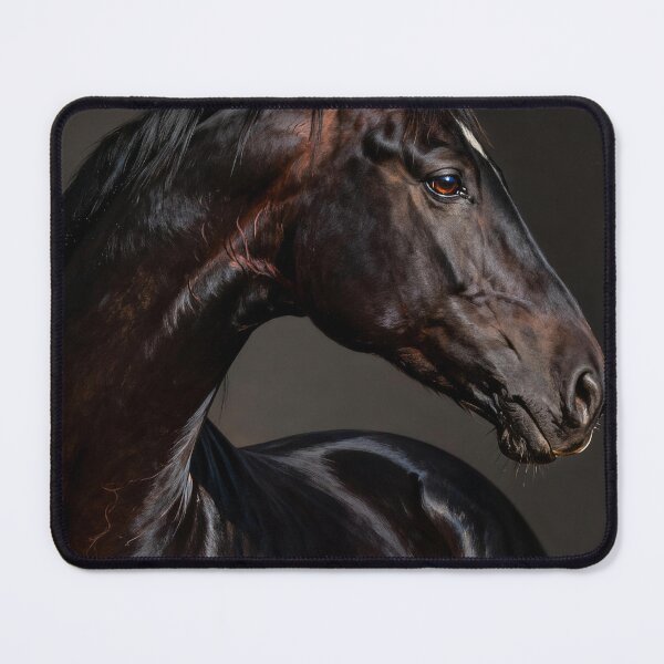 Item preview, Dark Brown Horse Head Portrait Photography designed and sold by KAMOCHI Art.