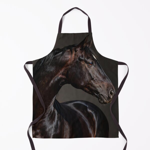 Item preview, Dark Brown Horse Head Portrait Photography designed and sold by KAMOCHI Art.