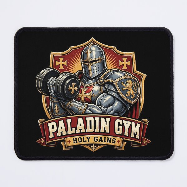 Item preview, Paladin Gym Holy Gains Vintage Hardcore Fitness RPG designed and sold by Dice_Goblin_Studio.