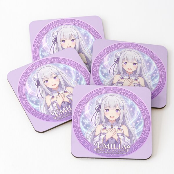 Item preview, RE Zero - Círculo lilás com Emília designed and sold by Magicari.