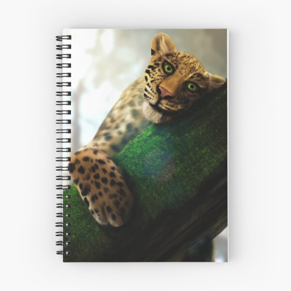 Item preview, Emerald Eyes – Leopard Wildlife Painting designed and sold by CCWorkfloor.