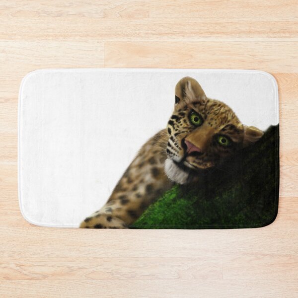 Item preview, Emerald Eyes – Leopard Wildlife Painting designed and sold by CCWorkfloor.