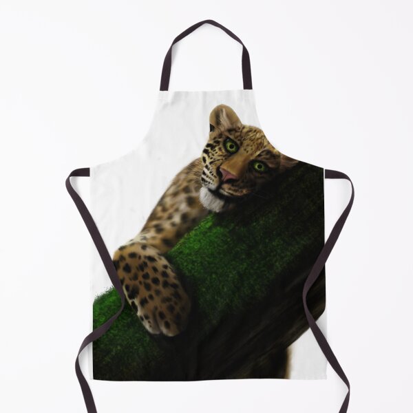Item preview, Emerald Eyes – Leopard Wildlife Painting designed and sold by CCWorkfloor.