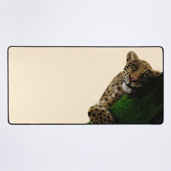 Item preview, Emerald Eyes – Leopard Wildlife Painting designed and sold by CCWorkfloor.