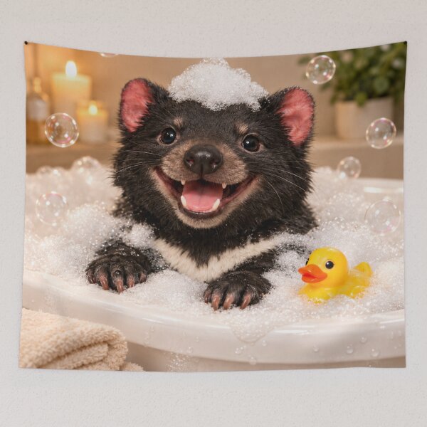Item preview, Tasmanian Devil Bathtub Bubble Fun designed and sold by Sillytoe.
