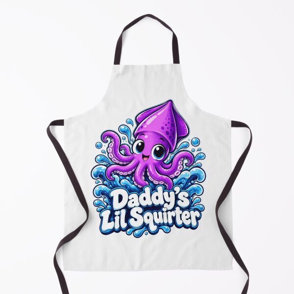 Item preview, Daddys Lil Squirter Funny Squid, Cute Squid Lover Ocean Sea Creature Design designed and sold by Rimadesign01.