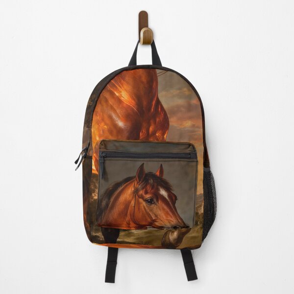 Item preview, Fiery Brown Horse Classical Landscape designed and sold by KAMOCHI Art.