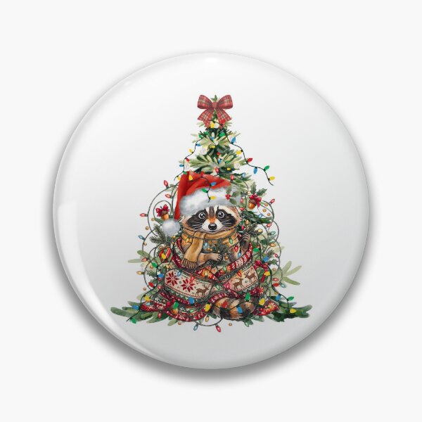 Item preview, Cozy Christmas Racoon Funny - Cute Christmas Gifts For Family designed and sold by VibranPalette.