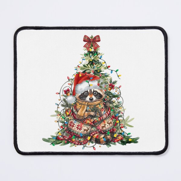 Item preview, Cozy Christmas Racoon Funny - Cute Christmas Gifts For Family designed and sold by VibranPalette.