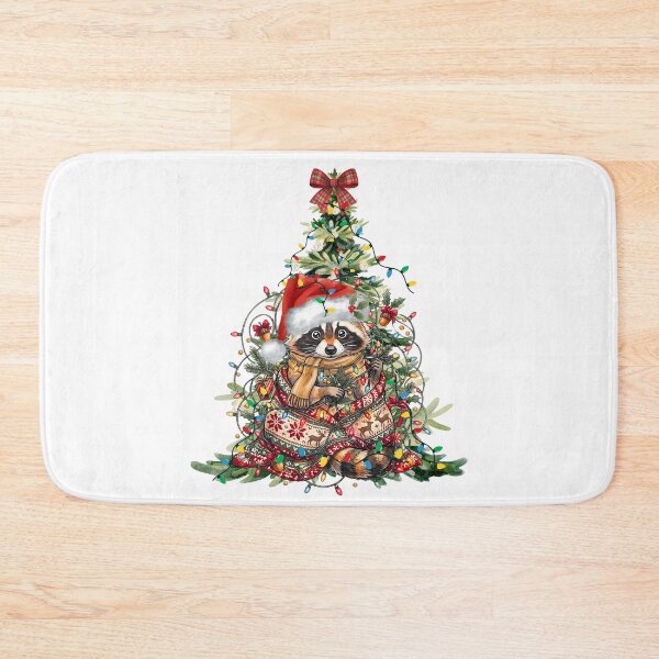 Item preview, Cozy Christmas Racoon Funny - Cute Christmas Gifts For Family designed and sold by VibranPalette.