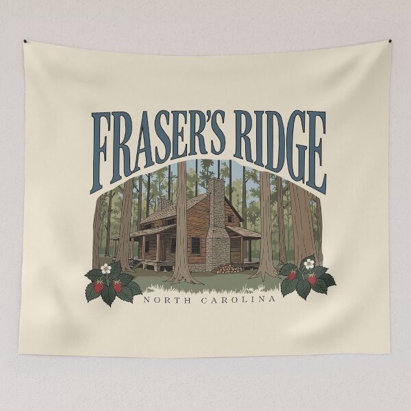 Item preview, Fraser's Ridge - Retro Style Travel Logo - Destination Logo Design - Fictional Place designed and sold by Chalene Warner.