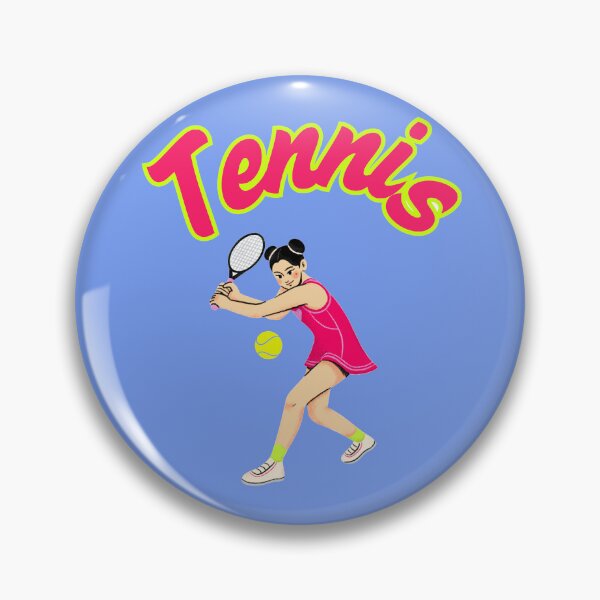 Item preview, Retro Tennis Player Girl – Cute Pink Aesthetic Tennis Sport Art designed and sold by Evelashop.