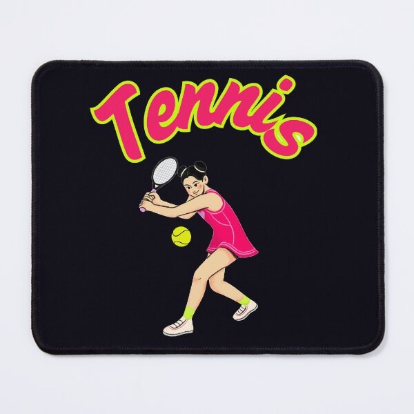 Item preview, Retro Tennis Player Girl – Cute Pink Aesthetic Tennis Sport Art designed and sold by Evelashop.