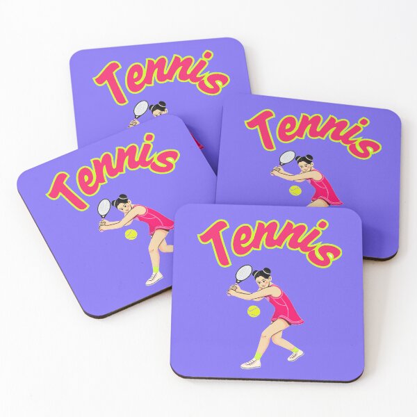 Item preview, Retro Tennis Player Girl – Cute Pink Aesthetic Tennis Sport Art designed and sold by Evelashop.