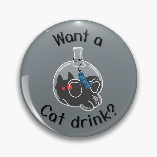 Item preview, Want A Cat Drink Funny Cute Black Cat designed and sold by MilkatTaklim153.