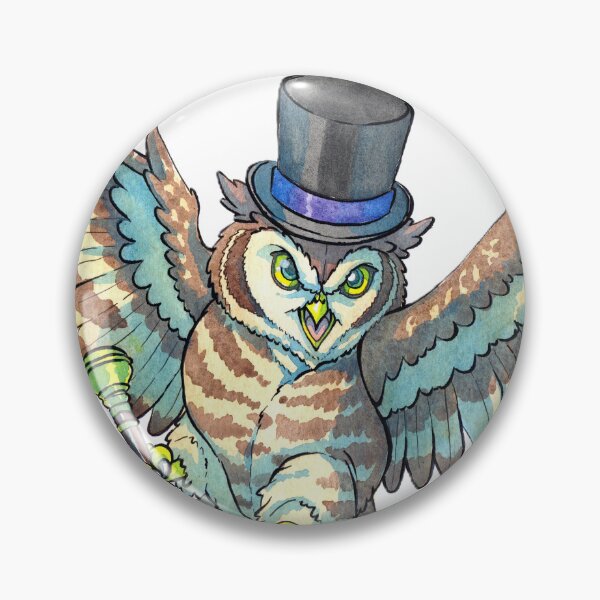 Item preview, Tucuquere with a top hat designed and sold by VulturAndes.
