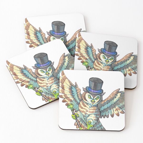 Item preview, Tucuquere with a top hat designed and sold by VulturAndes.