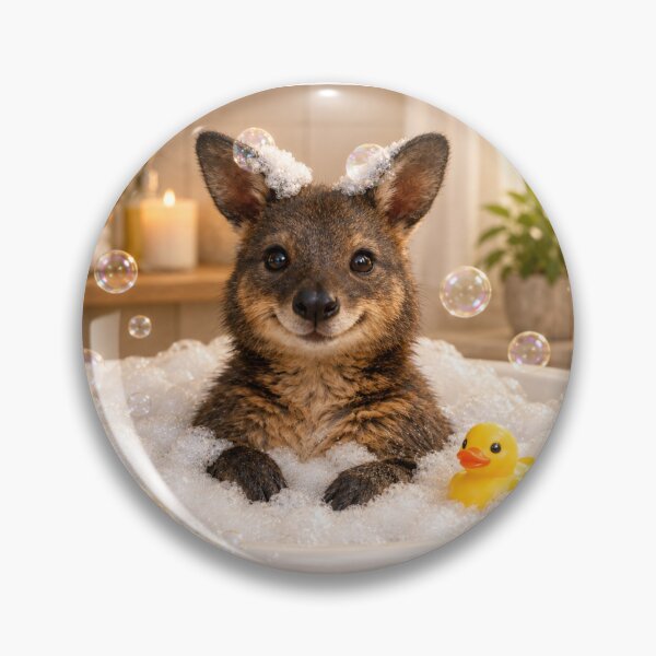 Item preview, Wallaby Bathtub Bubble Bliss designed and sold by Sillytoe.