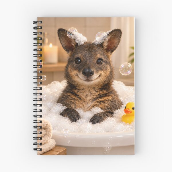 Item preview, Wallaby Bathtub Bubble Bliss designed and sold by Sillytoe.