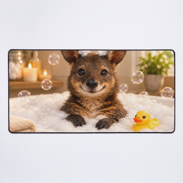 Item preview, Wallaby Bathtub Bubble Bliss designed and sold by Sillytoe.