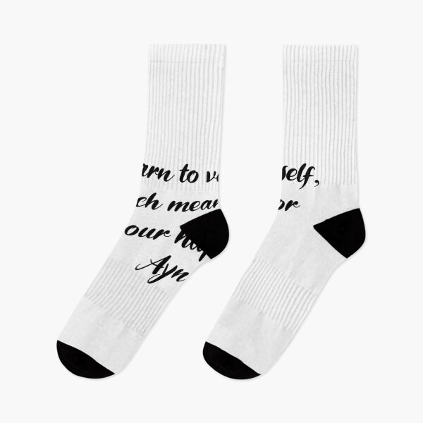 Item preview, Learn to Value Yourself - Ayn Rand Quote designed and sold by 4ever-Undaunted.