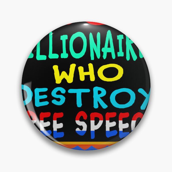 Item preview, Stop Billionaires Who Destroy Free Speech designed and sold by ESPRIT MYSTIQUE.
